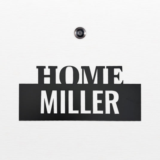 Personalized Acrylic Door Sign, Family Name Plaque, Outside Home