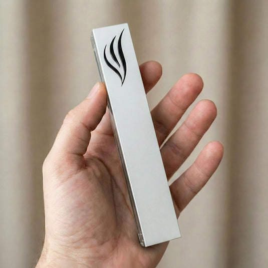 Acrylic Mezuzah Case, Family Name, Minimalist Jewish Decor